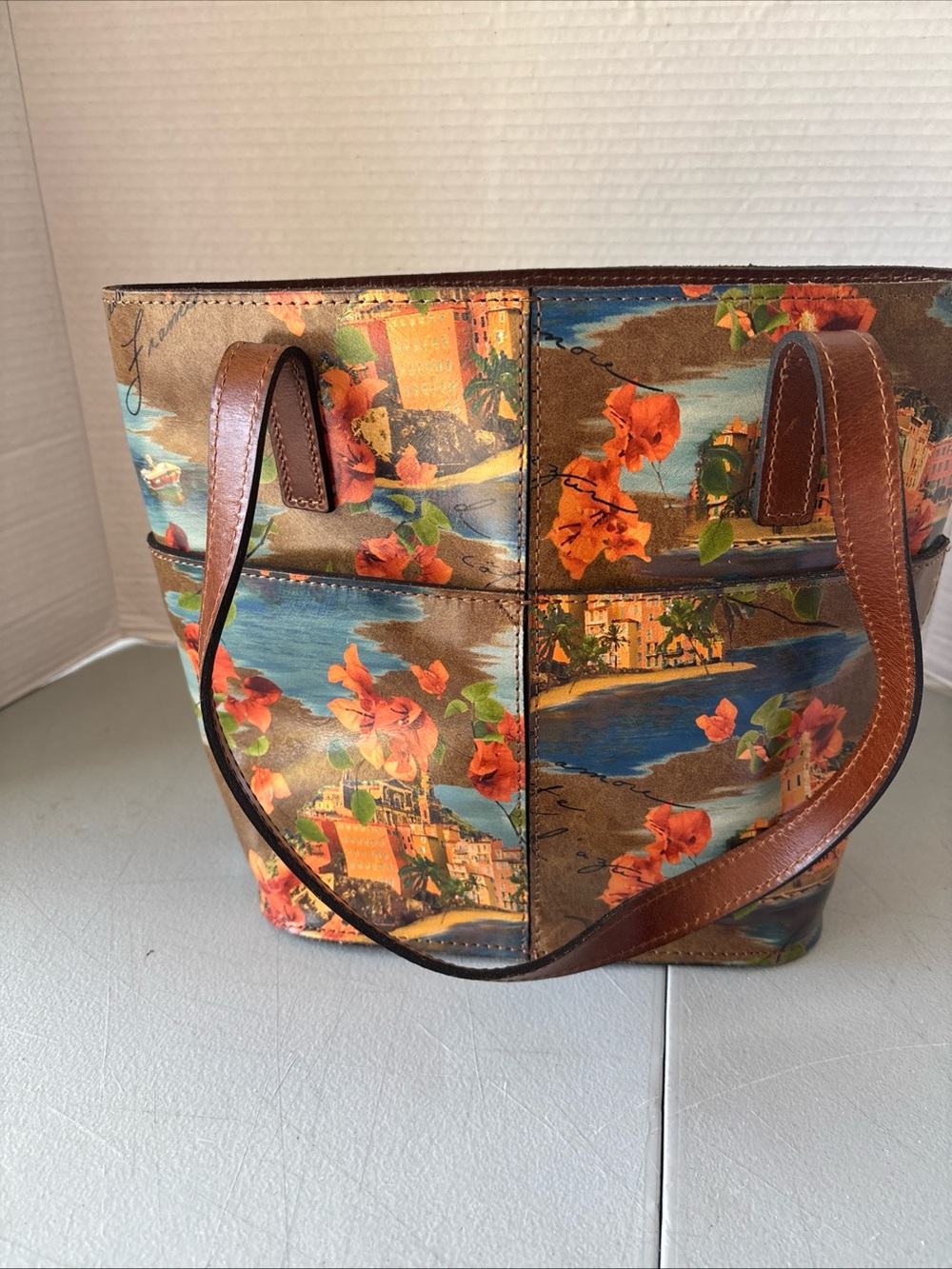 Patricia Nash Leather Italian Landscape Purse - Picture 13 of 13